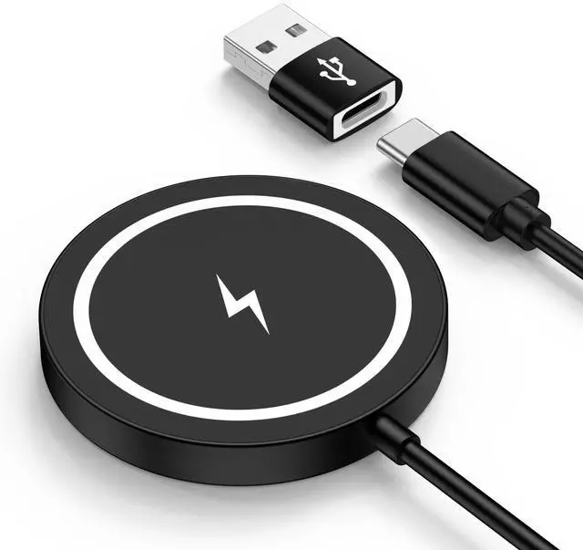 Main image of for Samsung S26 Ultra Magnetic Wireless Charger Fast Charging Pad for Samsung Galaxy S26+ S26 S25 Ultra S25 S24,15W Magsafe Wireless Charger Mat with 4FT USB-C/USB A Port for Pixel 10 Pro Fold XL 9 8