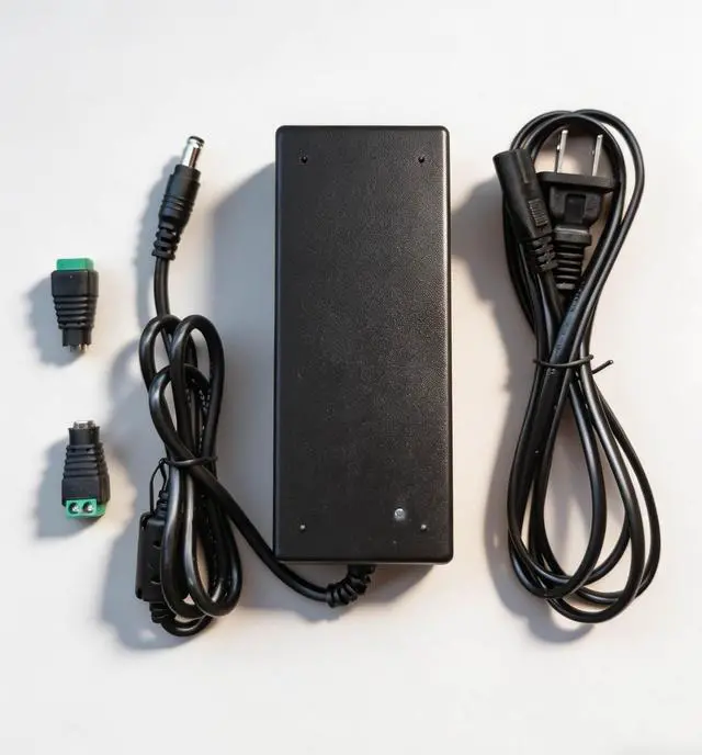Main image of 12V Power Supply 10A 120W AC Adapter - 100-240V to DC 12V 10Amp Converter with 5.5x2.5mm Plug for LED Strip Light, CCTV Camera, 3D Printer, LCD Monitor & More