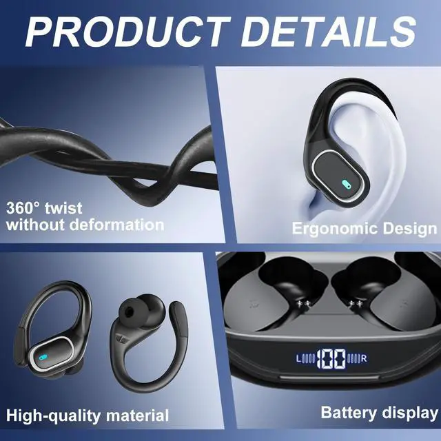 Alt view image 6 of 7 - Translation Earbuds-70H Playing Time,164 Language Ai Translation Earbuds Real Time,Bluetooth 5.4 Translator Device Noise Cancelling,ranslation Headphones for Travel & Business & Study,Black