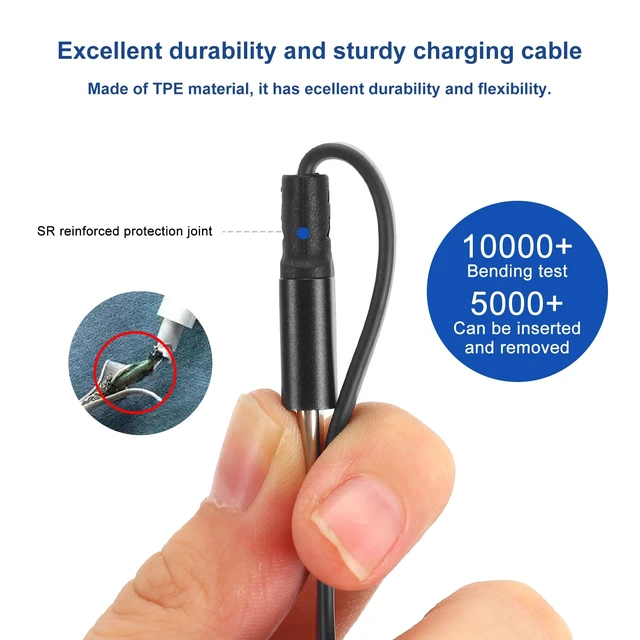 Alt view image 5 of 7 - 3 Pack PD 60W Retractable Charging Cable and Data Transfer, Type C to C Charger Port Adapter,Fast QC3.0 Charge Cord for iPhone 17/16 /15Plus/ Pro Max, MacBook Pro, Pro Air, Android and Tablets