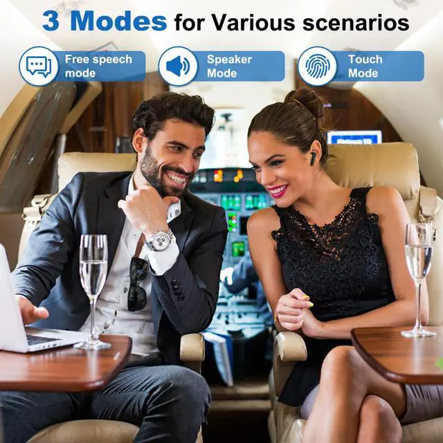 Alt view image 2 of 7 - Real Time Language AI Translator Earbuds, Seamless 144 Language Translation with App Support for iOS and Android, Bluetooth 5.3 Connectivity - Audio Translator (Black)