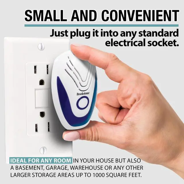 Alt view image 3 of 3 - Ultrasonic Pest Repeller - 2 Pack - Safe & Effective Chemical Free Pest Deterrent for Home