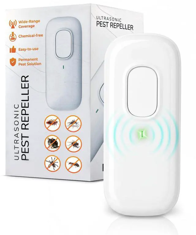 Main image of Pest Defence Ultrasonic Pest Repeller, Bye Critter Ultrasonic Pest Repeller Plug-in Mouse Repellent for Home Repels Mice, Spiders, Rodents, Cockroaches, and Ants Eco-Friendly, Chemical-Free