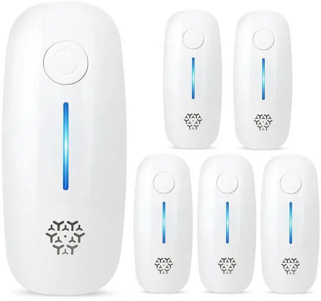 Main image of Ultrasonic Pest Repeller, 6 Pack Indoor Ultrasonic Pest Repellent Plug-in for Roach, Rodent, Mouse, Bugs, Mosquito, Mice, Spider, Ant, Insect Repeller Indoor for Home, Office, Warehouse, Hotel