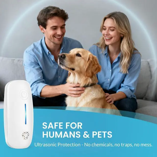 Alt view image 3 of 6 - Ultrasonic Pest Repeller, 6 Pack Indoor Ultrasonic Pest Repellent Plug-in for Roach, Rodent, Mouse, Bugs, Mosquito, Mice, Spider, Ant, Insect Repeller Indoor for Home, Office, Warehouse, Hotel