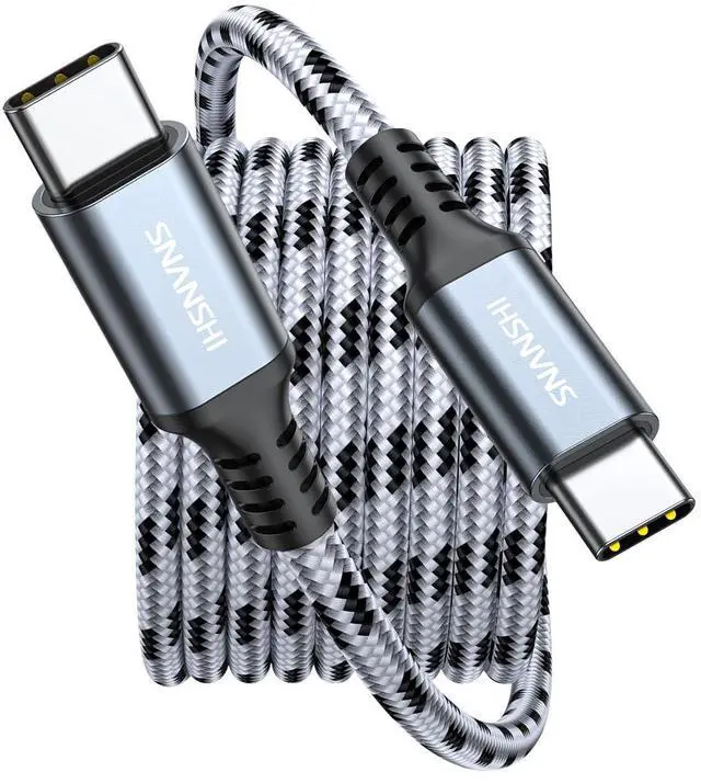 Main image of USB C to USB C Cable 15ft - 60W Fast Charging, Braided Extra Long USB C Charging Cable for Security Camera, Gaming Controllers, iPhone 17/16/15, Galaxy S25/S24, iPad