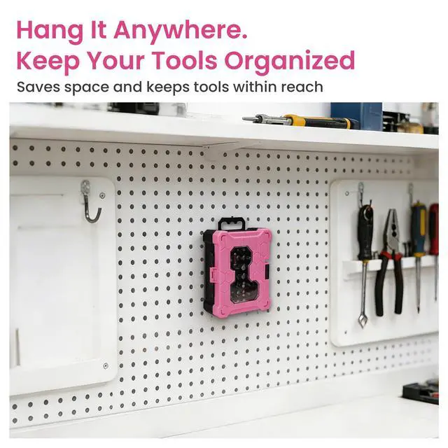 Alt view image 5 of 7 - Mini Ratchet Screwdriver Set for Bike Repairs, Pink Portable Tool Kit for Women, 72-Tooth Compact Ratchet with Bits & Extension Rod for Tight Spaces, Furniture, Bicycle & Motorbike