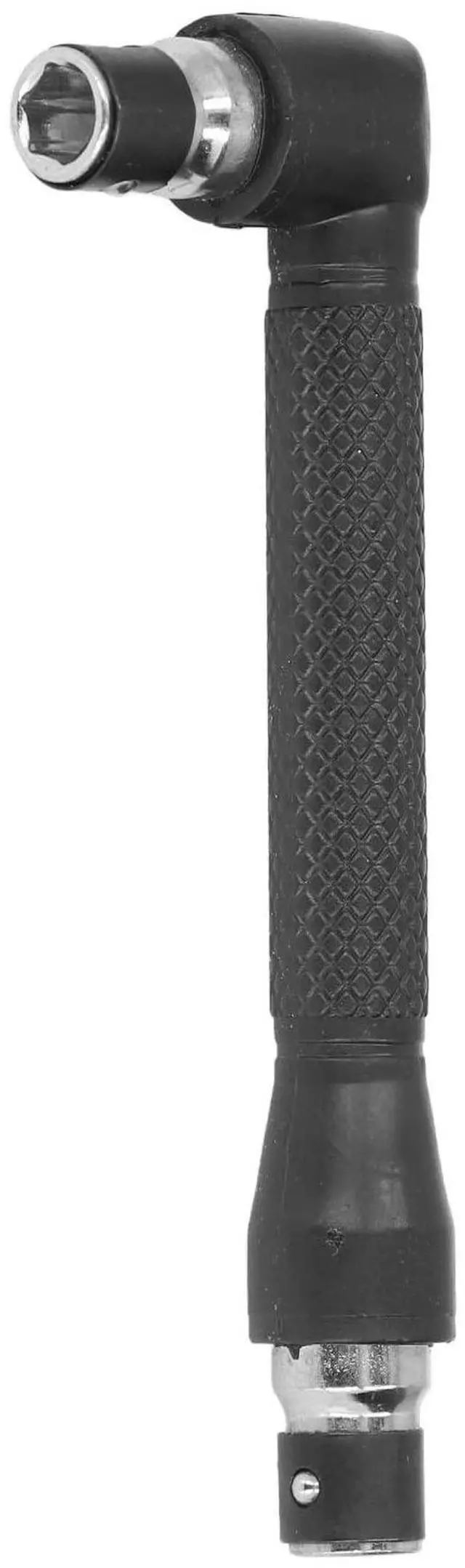 Main image of L Shaped Socket Wrench 90 Degree Right Angle Double Head 1/4 Inch Hex Screwdriver Adapter for Tight Spaces