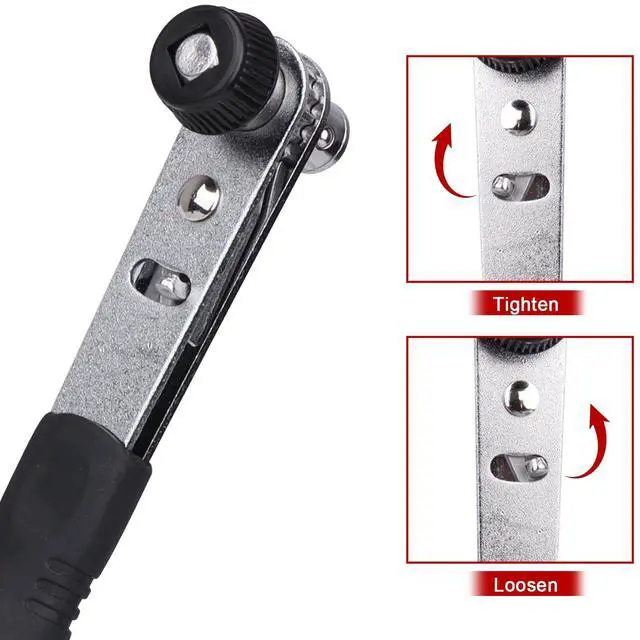 Alt view image 3 of 6 - 20pc 1/4 Ratchet Wrench Close Quarters Screwdriver Set with High Torque - Right Angle EDC Tool with 90 Degree Mini Offset Reversible Drive Handle & Multi Hex Bits Set