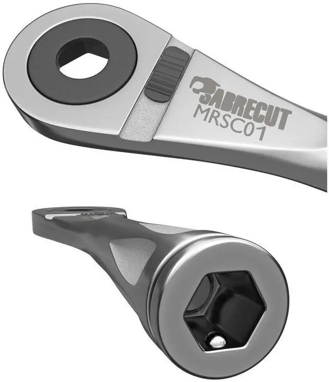 Alt view image 6 of 7 - 1 x MRSC01 Mini Micro Ratchet 1/4" Hex Stainless Steel Professional 72 Tooth Gear Hand Ratchet Wrench