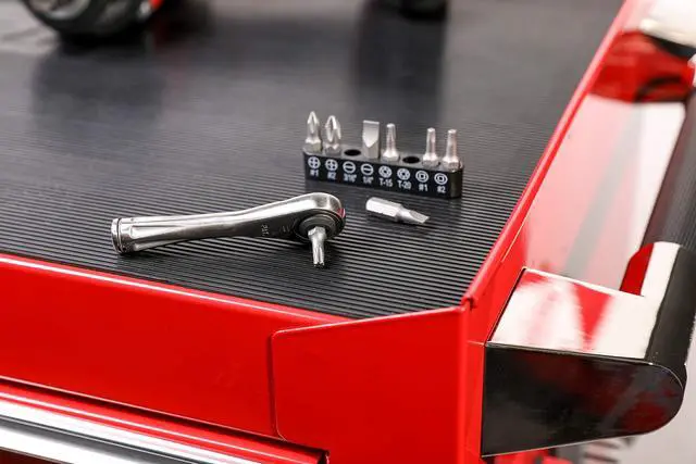 Alt view image 6 of 7 - 70040-1/4-Inch Drive Close Quarter Micro Bit Ratchet | Mini Screwdriver with High Torque 72-Tooth Gearhead - 5 Degree Sweep - Spring Loaded Detent Ball Bit Holder