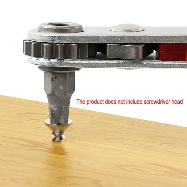 Alt view image 5 of 7 - Mini Ratchet Wrench Screwdriver,1/4 Inch Hex Screwdriver Bit Drive Ratchet Wrench Elbow Head & Flat Head Reversible Drive Handle