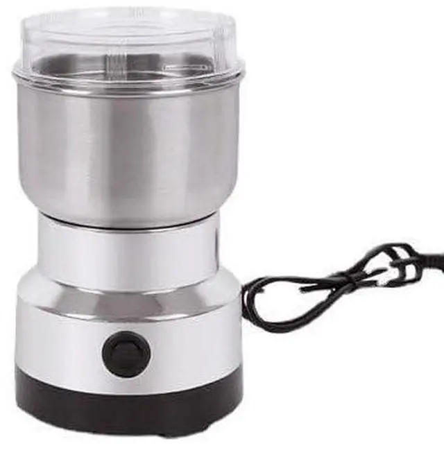Main image of spice grinder electricElectric Coffee and Spice Grinder, Multi-Function Pulverizer, Stainless Steel, 10.5 x 10.5 x 17.5 cm