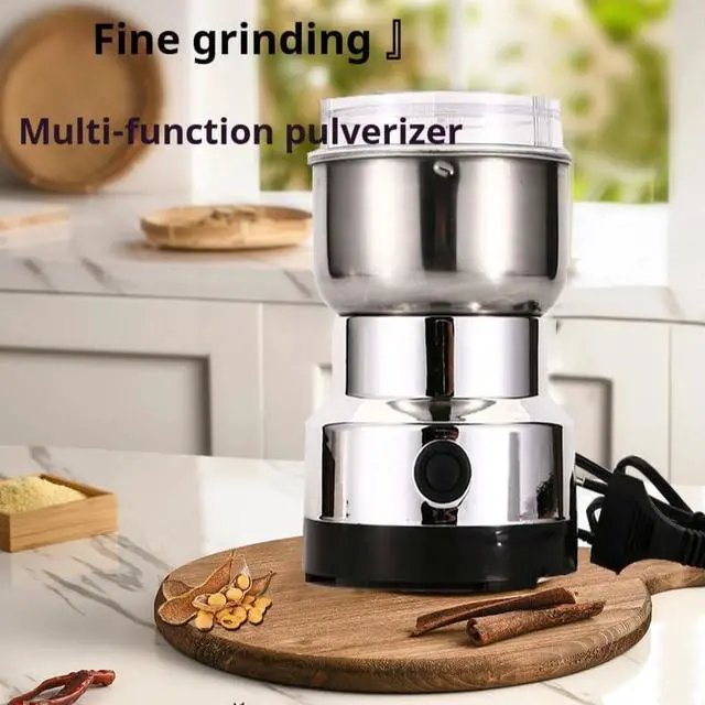Alt view image 2 of 7 - spice grinder electricElectric Coffee and Spice Grinder, Multi-Function Pulverizer, Stainless Steel, 10.5 x 10.5 x 17.5 cm