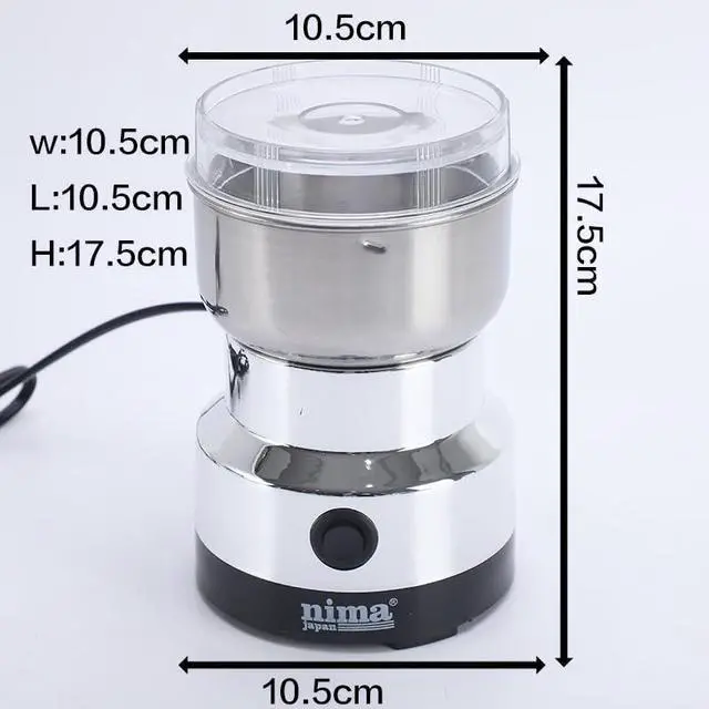 Alt view image 3 of 7 - spice grinder electricElectric Coffee and Spice Grinder, Multi-Function Pulverizer, Stainless Steel, 10.5 x 10.5 x 17.5 cm