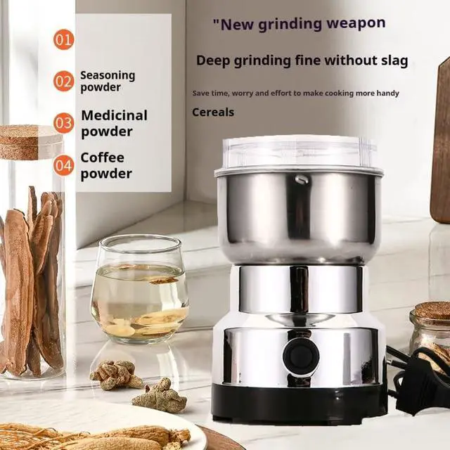 Alt view image 6 of 7 - spice grinder electricElectric Coffee and Spice Grinder, Multi-Function Pulverizer, Stainless Steel, 10.5 x 10.5 x 17.5 cm