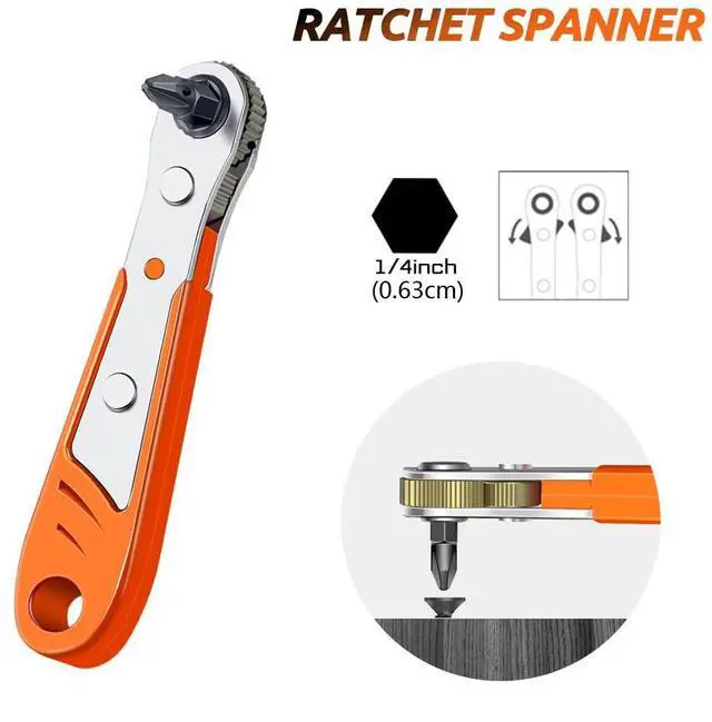 Alt view image 4 of 7 - Right Angle Screwdriver Bit Set 1/4 Inch Drive Mini Ratchet Socket Wrench Set Pocket Handle 20 Piece 90 Degree Low Profile Offset Ratcheting Wrench Driver for Small Spaces Tight Spots EDC Tool