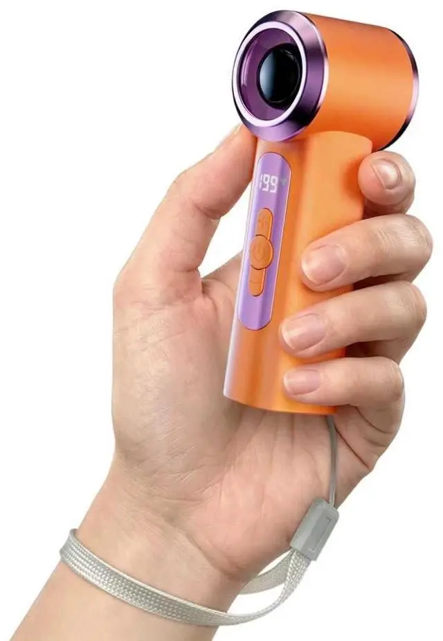 Main image of Portable Handheld Mini Fan, 199 Speeds Rechargeable Personal Fan, Small Battery Operated Travel Fan for Outdoor, Office, Eyelash Extensions, Kids Daily Use