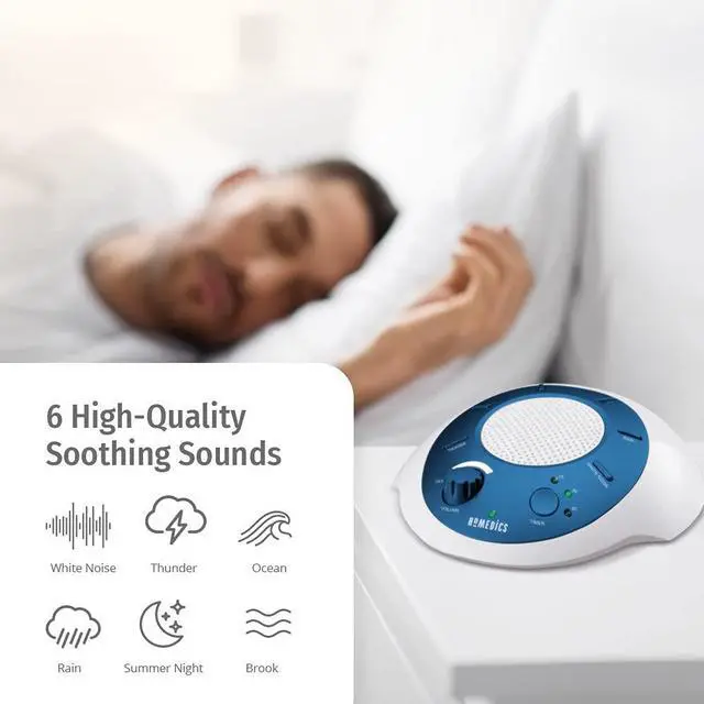 Alt view image 2 of 7 - SoundSleep White Noise Sound Machine, Blue