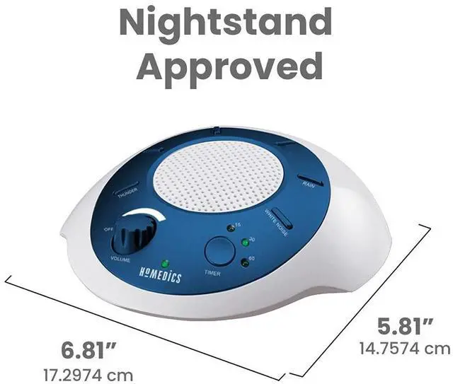 Alt view image 3 of 7 - SoundSleep White Noise Sound Machine, Blue