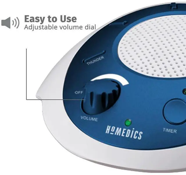 Alt view image 5 of 7 - SoundSleep White Noise Sound Machine, Blue