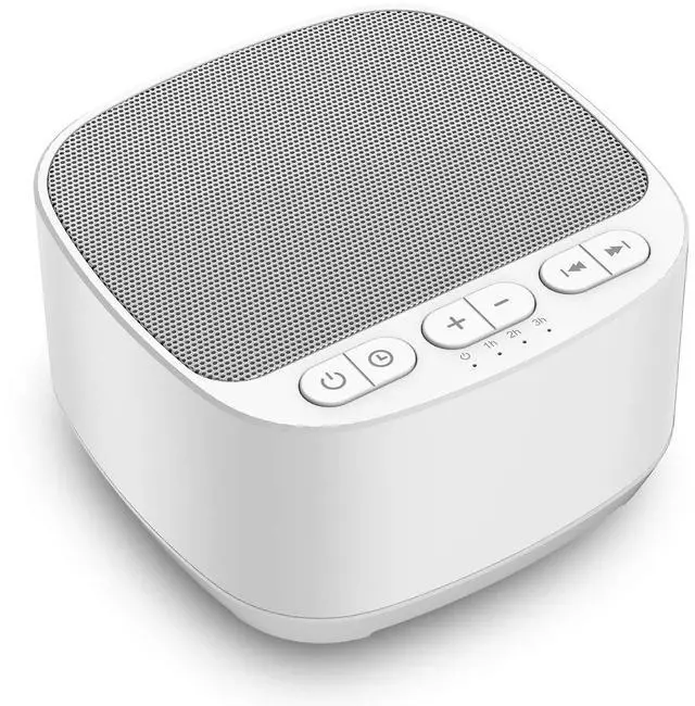 Main image of Sleep Sound White Noise Machine with 40 Natural Soothing Sounds and Memory Function 32 Levels of Volume Powered by AC or USB and Sleep Timer Sound Therapy for Baby Kids Adults (B-White)