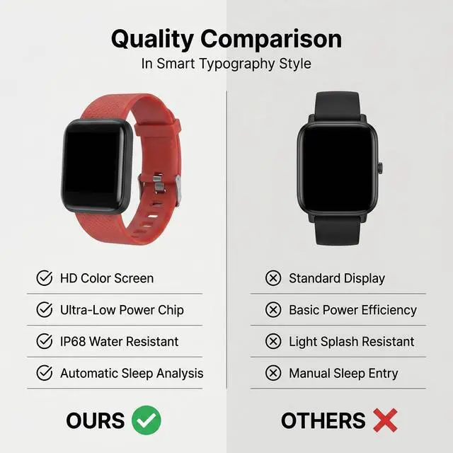 Alt view image 4 of 7 - 1.44in HD Screen Fitness Smart Bracelet, Activity Fitness Watch Support Multiple Exercise Modes, Sleep Monitoring, Calorie Recording Pedometer. (Red)