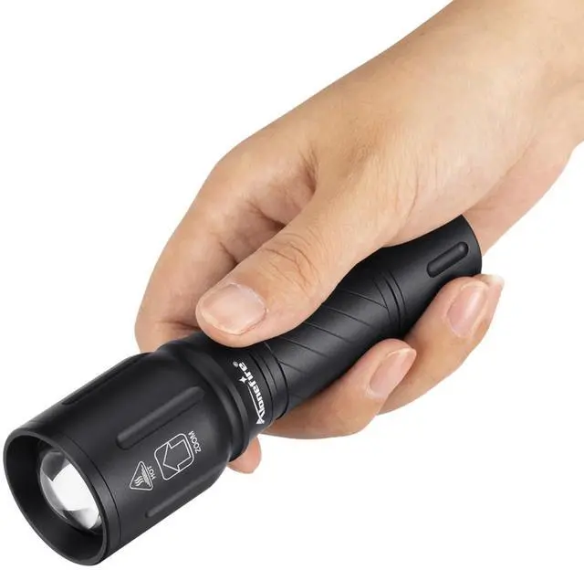 Alt view image 7 of 7 - X97 Dual UV Flashlight 365nm & 395nm Blacklight, Zoomable USB Rechargeable LED Ultraviolet Light with Battery and Charger, Aluminum Alloy Stain Detector for Pet Urine,Resin Curing,Rocks