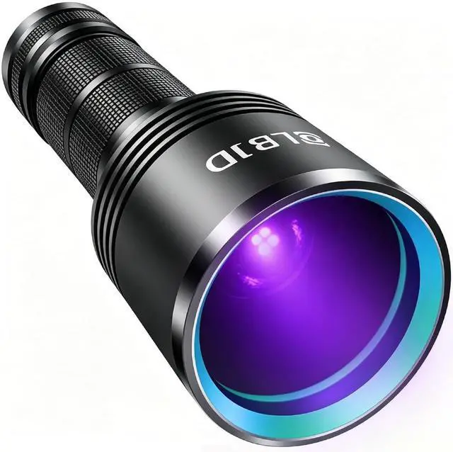 Main image of Black Light Flashlight, 365NM Rechargeable Filtered UV Flashlights with High Power Battery for pet Urine Detection, Resin Curing, Scorpions, Rocks Hunting, Car Leaks