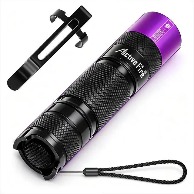 Alt view image 5 of 7 - Mini 365nm UV Flashlight Blacklight Flashlights LED Black Light for Pet UrineDetection, Minerals, Scorpion Hunting, DryStains and Resin Curing