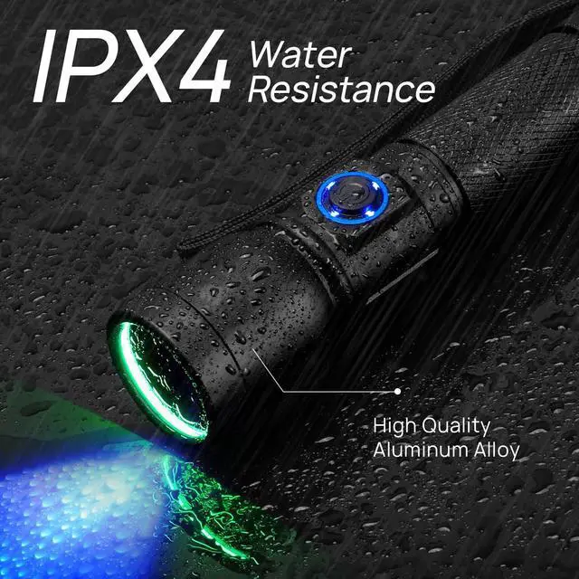 Alt view image 7 of 7 - UV Flashlight Black Light USB-C Rechargeable, 365nm LED Ultraviolet Blacklight, Portable Woods Lamp for Pet Urine Detection, Dry Stains, Bed Bug, Curing Resin and Gel Nails, Yooperlites