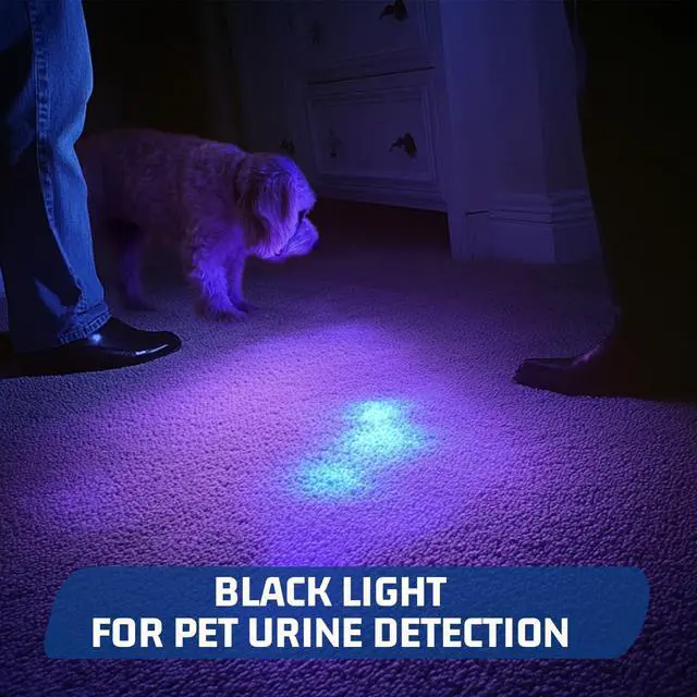 Alt view image 4 of 7 - S3U UV Flashlight Blacklight, Rechargeable Powerful Handheld UV Light for Resin Curing, Pet Urine & Scorpion Detection, Rocks & Minerals Hunting (365NM)