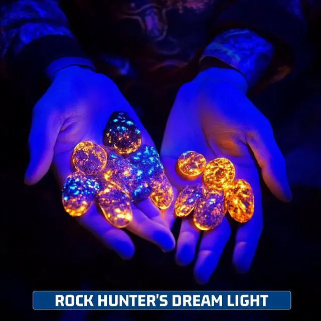 Alt view image 6 of 7 - S3U UV Flashlight Blacklight, Rechargeable Powerful Handheld UV Light for Resin Curing, Pet Urine & Scorpion Detection, Rocks & Minerals Hunting (365NM)