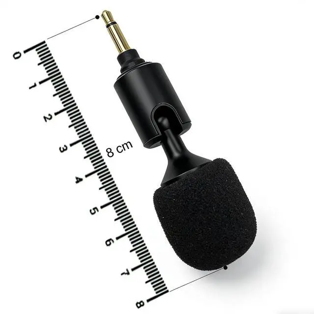 Alt view image 7 of 7 - Replacement Microphone Compatible with Voice Amplifier 3.5mm 2 Pole Mic Portable Mini Microphone with Portable Voice Amplifier Wireless Transmitter for Teachers