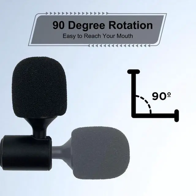 Alt view image 3 of 7 - Replacement Microphone Compatible with Voice Amplifier 3.5mm 2 Pole Mic Portable Mini Microphone with Portable Voice Amplifier Wireless Transmitter for Teachers