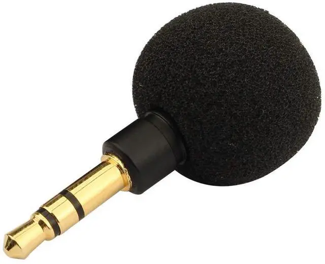 Main image of 3.5mm Mini 3-Pole Stereo Omnidirectional Mic Portable Microphone Compatible with Mobile Phone Pad PC Laptop Studio Video Recording Noise Cancelling Small Mic Plug and Play