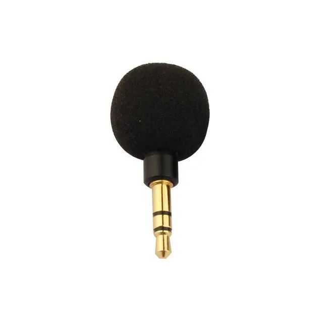 Alt view image 2 of 4 - 3.5mm Mini 3-Pole Stereo Omnidirectional Mic Portable Microphone Compatible with Mobile Phone Pad PC Laptop Studio Video Recording Noise Cancelling Small Mic Plug and Play