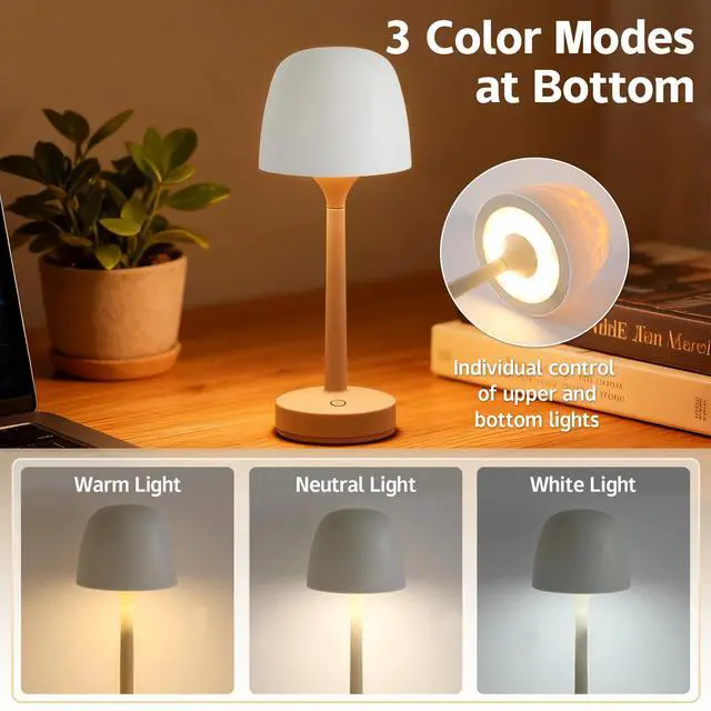 Alt view image 4 of 7 - Waterproof Shower Lamp, Spa-Like Bathroom Light, Rechargeable Cordless Lamp with Touch & Remote Control, 16 Color Ocean Wave Projector, Shower Light for Inside Shower & Bathtub
