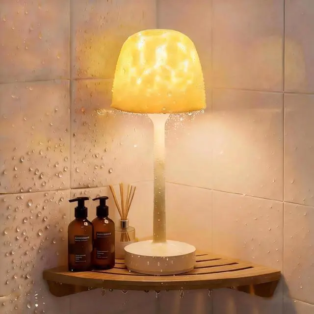 Main image of Waterproof Shower Lamp, Spa-Like Shower Light with 16 RGB Color Ocean Wave Projector with Touch & Remote Control, Cordless Rechargeable Bathroom Lamp for Inside Shower/Bathtub/Bedroom/Outdoor