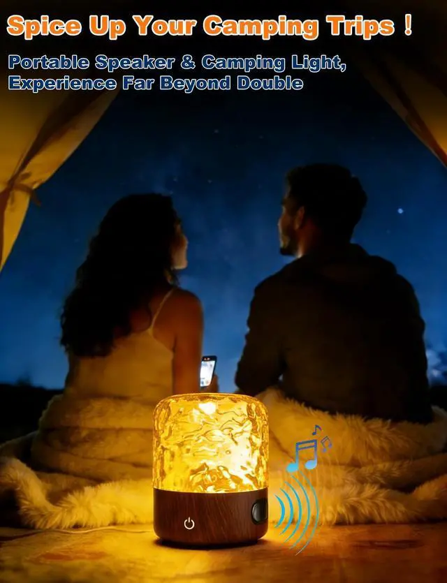 Alt view image 6 of 7 - Shower Light with Bluetooth Speaker - 16 Colors Ocean Wave Projector Shower Light with White Noise, Rechargeable Mood Lighting with Remote & Touch Control, Mood Lamp for Bedroom, Yoga, Party Decor