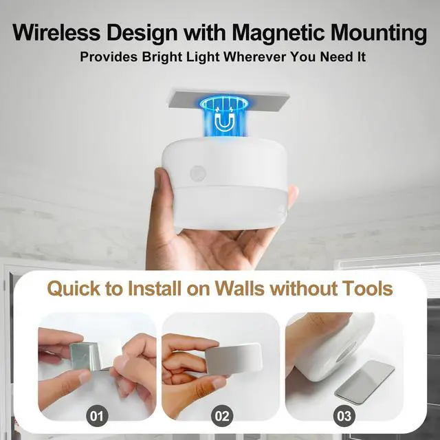 Alt view image 7 of 7 - Rechargeable Shower Light with Silicone Cover, 4000mAh, RGBW, Cordless Waterproof LED Shower Lights for Inside Shower, Remote Control & Magnetic Mount, Shower Lamp for Bathroom Closet Bedroom, 1 Pack