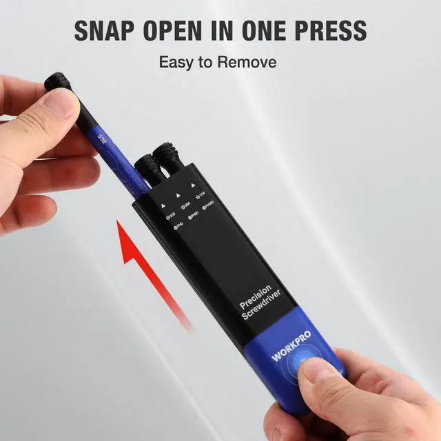 Alt view image 4 of 7 - 6-Piece Precision Screwdriver Set, 12 Sizes Double-Ended Small Screwdrivers with Phillips, Slotted, Pentalobe and Torx Tips, Mini Screwdriver for Eyeglasses, Watches, Computers and Phones