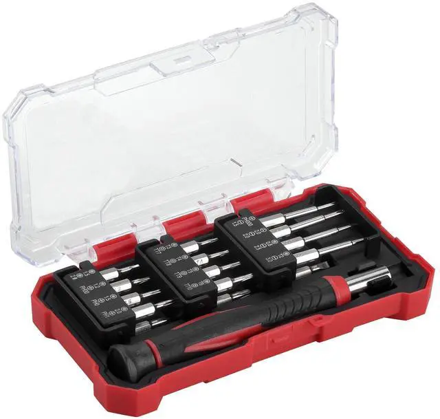 Main image of Small Screwdriver Set, 25-in-1 Precision Screwdriver Kit with Security Star Bits,Pentalobe Bits, Mini Repair Tool for iPhone, PS5, Laptop, Glasses, Watch & Other Electronics, with Compact Storage Case