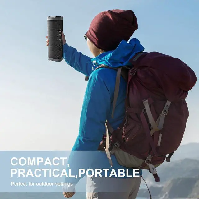 Alt view image 6 of 6 - Wireless Portable Bluetooth Speaker with 24W Stereo Sound,24H Playtime, IPX7 Waterproof,TWS Dual Pairing,Suitable for Home/Outdoor