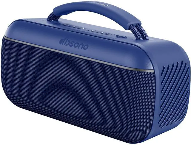 Main image of Portable Bluetooth Speaker Wireless: 100W(Peak) SoundPulse 2.0 with BassBoost, Waterproof Loud Party Speakers, Unlimited Pairing, TWS for Outdoor/Indoor, Beach Vacation Essential, Blue