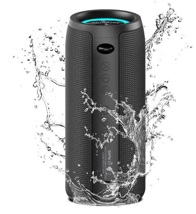 Main image of Bluetooth Speaker IPX6 Waterproof.M88pro with Loud Stereo Sound,Portable Wireless Speaker,40H Battery,Bluetooth 5.3,Dual Pairing, Shower Outdoor Speaker for Party, Beach, Gifts Ideal.