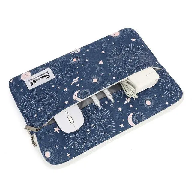 Alt view image 2 of 7 - Laptop Case Sleeve 15.6 inch, Shockproof Protective Notebook Case with Accessory Pocket, Briefcase Carrying Laptop Cover for 15.6" HP, ASUS, Dell, Lenovo, Acer, (Sol De Mayo)