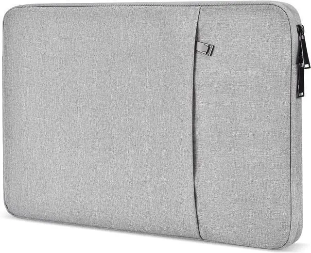 Main image of Laptop Sleeve Case 15.6 16 inch, Shockproof Protective Computer Carrying Cover with Accessory Pocket, Water-Resistant Travel Laptop Bag for HP, Dell, Lenovo, Acer, ASUS, Chromebook -Grey