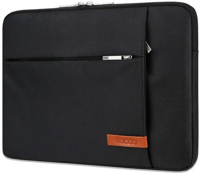 Main image of 15-15.6 Inch Laptop Sleeve Case for Acer HP Lenovo Dell ASUS Laptop, Acer Aspire 15, HP Pavilion/Envy 15, Dell Inspiron/Latitude 15, Lenovo IdeaPad 15, ASUS ZenBook 15 Computer Bag, Black