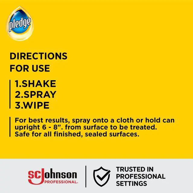 Alt view image 7 of 7 - Enhancing Polish Spray, Wood Furniture & Stainless Steel Polish, Remove Dust and Fingerprints, Fast Shine and Protect, Prevent Scratches & Knicks - Lemon Scent, 9.7oz (Pack of 12)